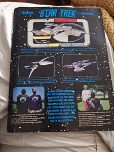 STAR TREK MERCHANDISE 1992-93 CATALOG, 8 PAGES, SCRIPTS, PATCHES, PINS! - Picture 1 of 3