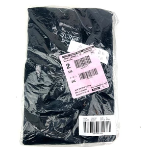 J Crew Neu mit Etikett Damen "Vintage Cotton" V-Ausschnitt T-Shirt Gr. XL schwarz NEU - Bild 1 von 4