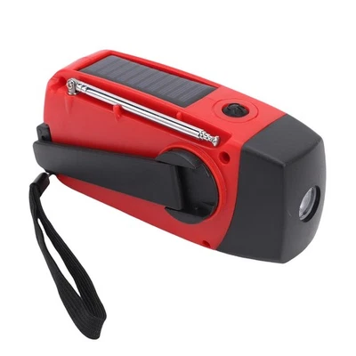 Tragbares Notfallradio Solar Kurbel Hand Power AM/FM/NOAA Wetterband 2000mAh - Bild 1 von 4