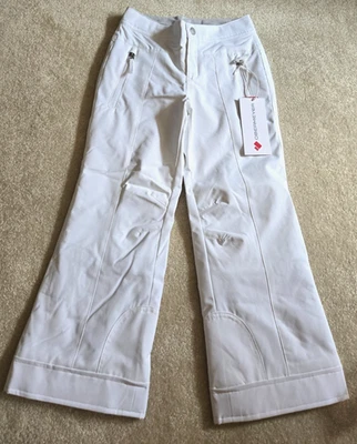 Pantalón de esquí Obermeyer Brooke para adolescentes XS blanco aislado nuevo con etiquetas Foto 1 de 4