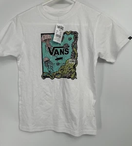 VANS Kids Off The Wall Tee Deep Size 7/XL Ocean Life - Picture 1 of 3