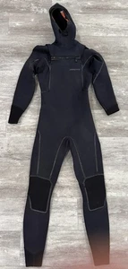 Traje de neopreno Patagonia R para hombre regular pequeño negro con capucha surf RN 51884 - Imagen 1 de 12