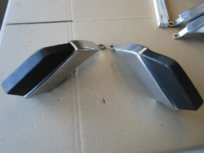 Opel Admiral Kapitän B Chrom Stoßstangenhorn Horn Stossstange vorn Set orig. - Bild 1 von 4