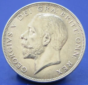 GEORGE V 1935 MEDIA CORONA DE PLATA SIN PRECIO DE RESERVA MONEDAS ANTIGUAS T-7 - Imagen 1 de 7