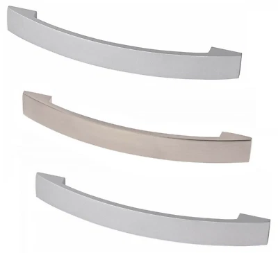 Maniglia Mobilie Porta Argento Della Cucina Cassettiera Ba 160 MM Alluminio - Immagine 1 di 4