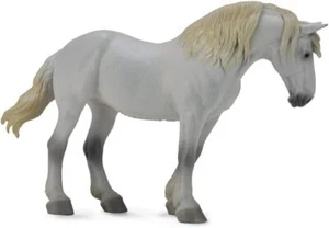 Collecta Horses Grey Percheron Mare Vinyl Toy Animal Toy,Other Model Horses - Picture 1 of 1