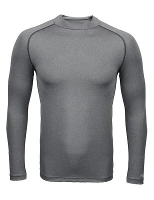 Mens Base Layer Top Long Sleeve Compression Armour Top Thermal Gym Sports Shirt - Image 1 of 4