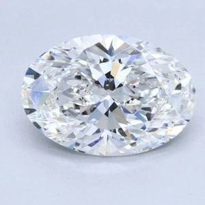 1.00 Ct OVAL Cut IGI Certified Lab Grown CVD Diamond E Color VS1 Clarity STONE - Picture 1 of 12