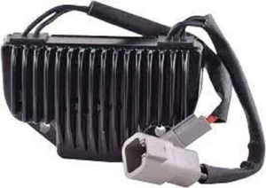 Black Voltage Rectifier Regulator For 06 07 Harley Dyna FXD 74561-06 16276 - Picture 1 of 2