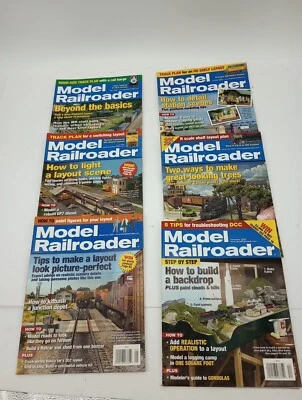 6 2009  Model Railroader Magazines . April June Sept October Nov Dec. Issues  - Image 1 of 4