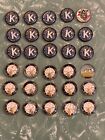 Vintage Kiwanis International and ELKS Club Glass Reverse Paint Bubble 30 Pc Lot