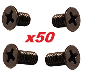 Kawasaki Z650 - Black Philips Coutersunk Screws M4x12mm + M4x16mm - Pack of 50 - Picture 1 of 1
