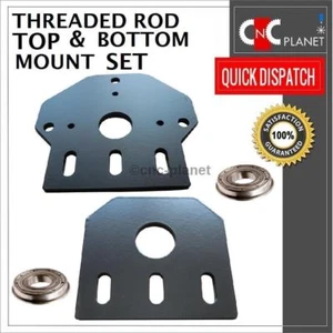 Nema 17 23 Stepper Threaded Rod Top Bottom Plate for V-slot OX CNC Router Z-axis - Picture 1 of 2