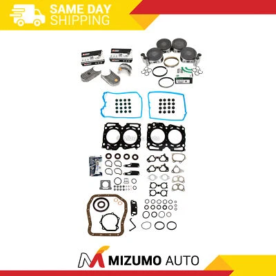 Juego completo de juntas pistones rodamientos aptos para 02-05 Subaru Impreza WRX Turbo USDM 2,0 L Foto 1 de 4