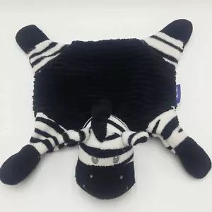 Babies R Us Zebra Security Blanket Lovey Black White Crinkle Legs Baby Toys - Picture 1 of 4