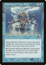 Whirlpool Warrior Apocalypse PLD Blue Rare MAGIC THE GATHERING CARD ABUGames
