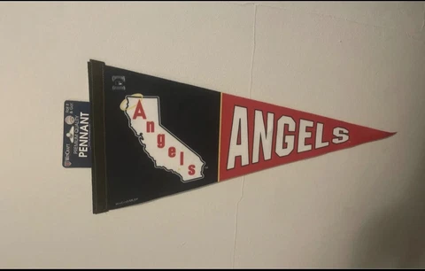 California Angels Retro 1973-1985 Style Premium Felt Collector's PENNANT Cover