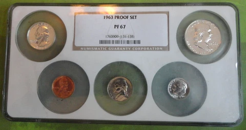 1963 Proof Set NGC PF67 Cover