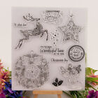 Christmas Craft Silicone Clear Stamp for Card Making Scrapbook Decor