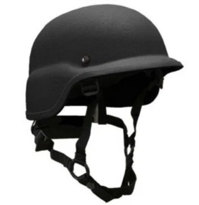 United Shield PST SC650 Ballistic IIIa Police Riot Helmet XL w/ Harness Black - Picture 1 of 12