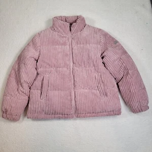 Koolaburra by Ugg Velluto a coste Gorpcore Puffer Coat Giacca Invernale Malva Grande - Foto 1 di 12