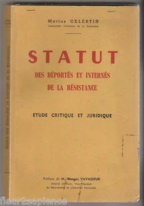 Statut des Déportés et Internés de la Résistance Marius Célestin - Foto 1 di 1