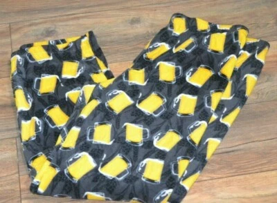 Croft & Barrow Fleece Lounge Pants Mens Pajama Bottoms Beer Mugs  - Image 1 of 3