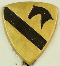 1st Cavalry Division Crest DI/DUI Pinback (JPB) Stamped/PAINTED