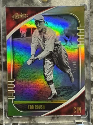 2021 Panini Absolute - Edd Roush #70 Gold /10 - Image 1 of 2