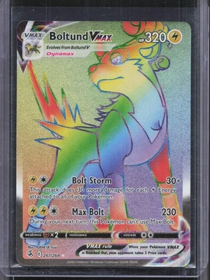 Boltund VMAX (Secret) Secret Rare SWSH08: Fusion Strike 267/264 NM - Image 1 of 2