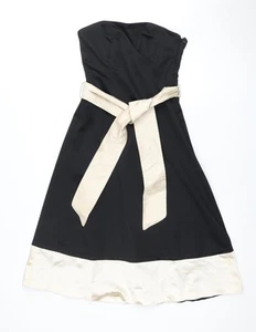 Coast Women's Black Strapless Dress Size 10 - Picture 1 of 12