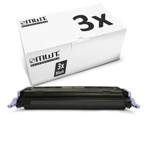 3x MWT Toner Black Replaces HP Q6000A 124A - Zdjęcie 1 z 4