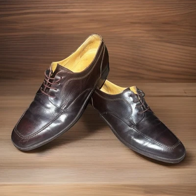Cole Haan Men's Derby Mahogany Leather Dress Shoes Size 9 M - Image 1 of 4