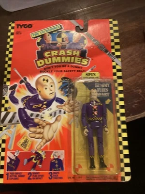 Figura de acción ficticia Tyco Incredible Crash Dummies "SPIN" 1991 de colección nueva Foto 1 de 4