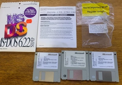 Microsoft MS-DOS 6.22 Upgrade Disks - Image 1 of 4