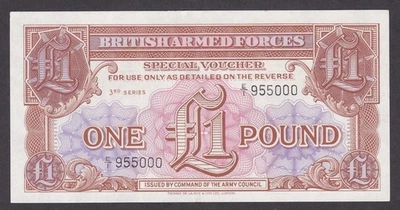 [UNC] 1956 Great Britain UK 1 Pound P-M29 [A04-2] - Image 1 of 2