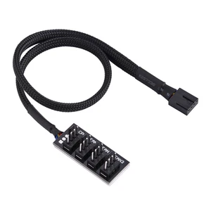 4-Pin Computer CPU/Case Fan Power Multi Splitter Connector Cable Adapter FY - Afbeelding 1 van 7