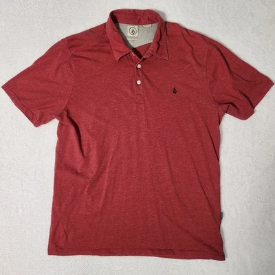 Volcom - Polo Shirt - Mens XL - Brick Red - Image 1 of 4