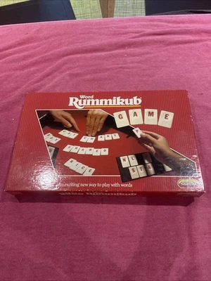 Vintage 1989 Word Rummikub Game Spears Games Complete - Image 1 of 4