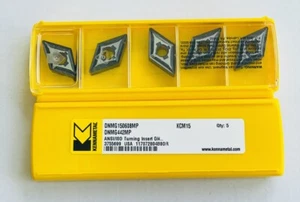 INSERTI TORNITURA KENNAMETAL DNMG150608MP KCM15 ORIGINALI NUOVI 10 pz. - Foto 1 di 3