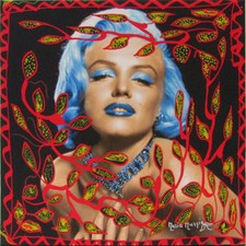 MARIA MURGIA - Marilyn Monroe -  Pezzo unico dipinto cm 40x40 + ARCHIVIO
