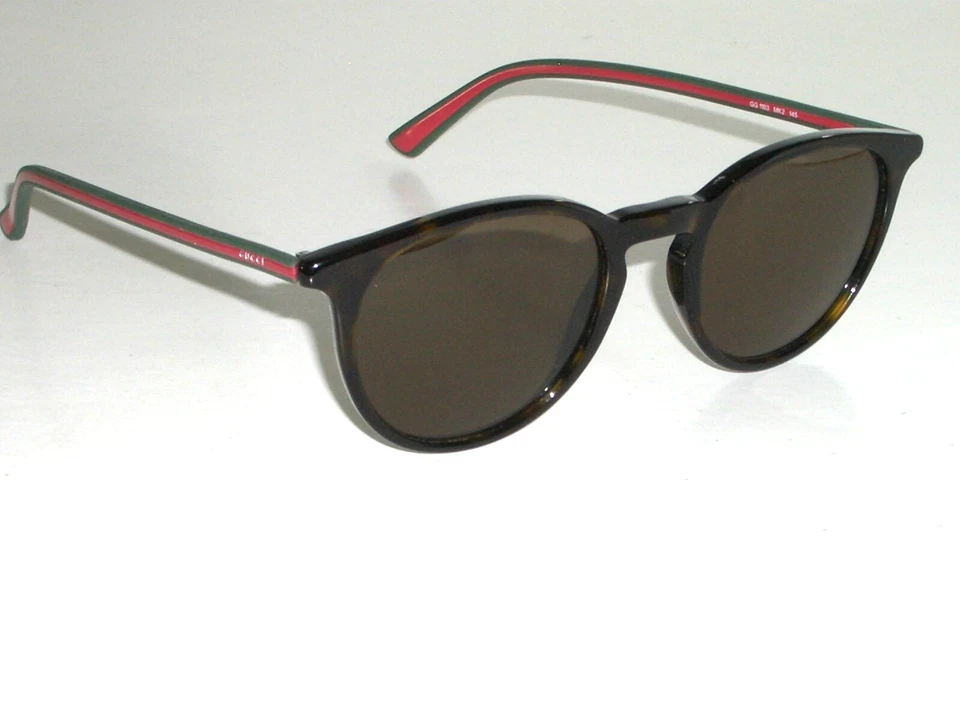 GAFAS DE SOL GUCCI ITALY GG1103 MK2 49[]21 145 MULTICOLOR TONO MARRÓN LENTES REDONDAS Foto 1 de 4