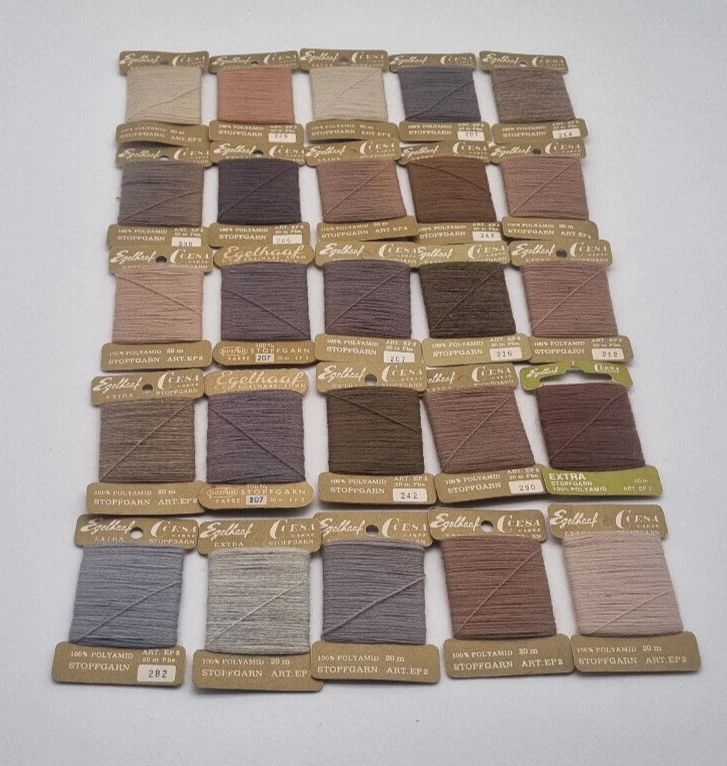 Stopfgarn 25 Egelhaaf Stopfgarn Karten aus 100% Polyamid - Bunte Mischung 23 - Bild 1 von 1