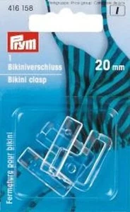 Fermeture de Bikini 20 MM Clair Plastique Bikini Fermeture Prym 416158 - Bild 1 von 1