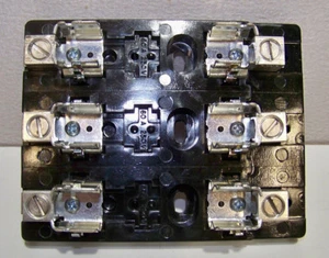 Marathon 60 AMP 3 Pole Fuse Holder RH30B 5 HY11UM063A 4939003 For Class H Fuses - Picture 1 of 6