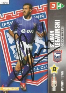 SYLVAIN LEGWINSKI SIGNED IPSWICH 2008 PANINI CHAMPIONSHIP TRADING CARD+COA - Picture 1 of 1