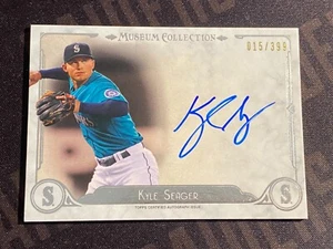 Kyle Seager 2014 Topps Museum Collection Archival Auto /399 Seattle Mariners - Picture 1 of 3