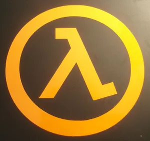 Half Life Vinyl Sticker (Orange) - Valve Steam HL HL2 Halflife Gordan Freeman - Picture 1 of 2