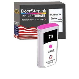 DoorStepInk Compatible Ink Cartridges For HP 70 Magenta 130mL C9453A-USA - Picture 1 of 6