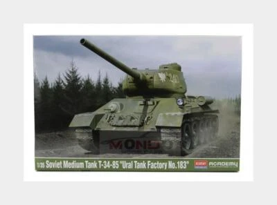 1:35 ACADEMY Tank T-34-85 Soviet Medium Tank Ural Factory Milit.1945 Kit AC13554 - Immagine 1 di 2